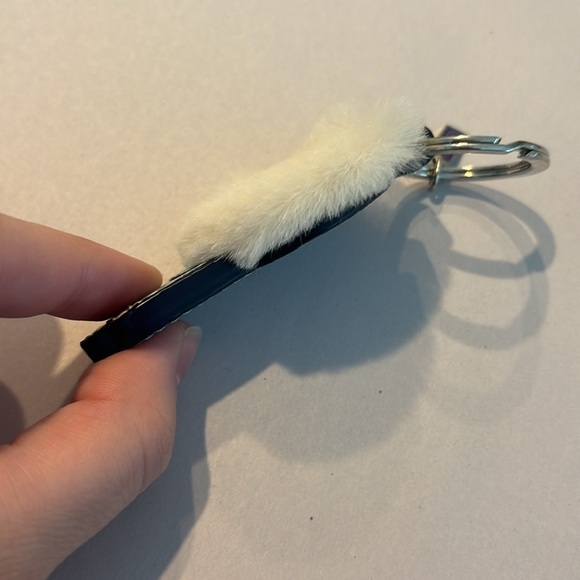 Coach Fur Eskimo Keychain Bag Charm - Picture 6 of 6